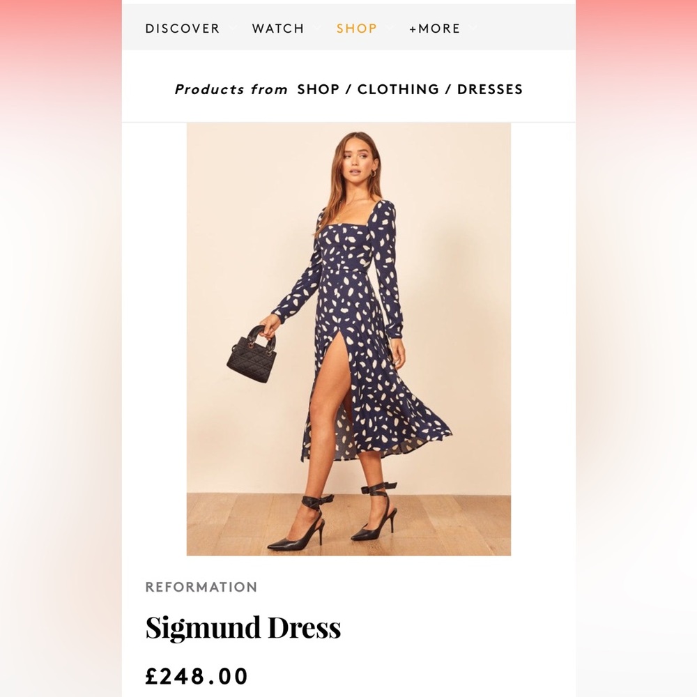 Reformation Sigmund dress